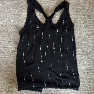 Abercrombie beaded tank.